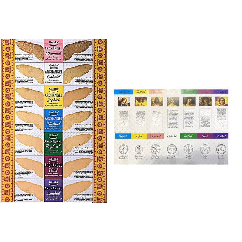 Archangel Incense Collection | Chamuel, Gabriel, Jophiel, Michael, Raphael, Uriel,