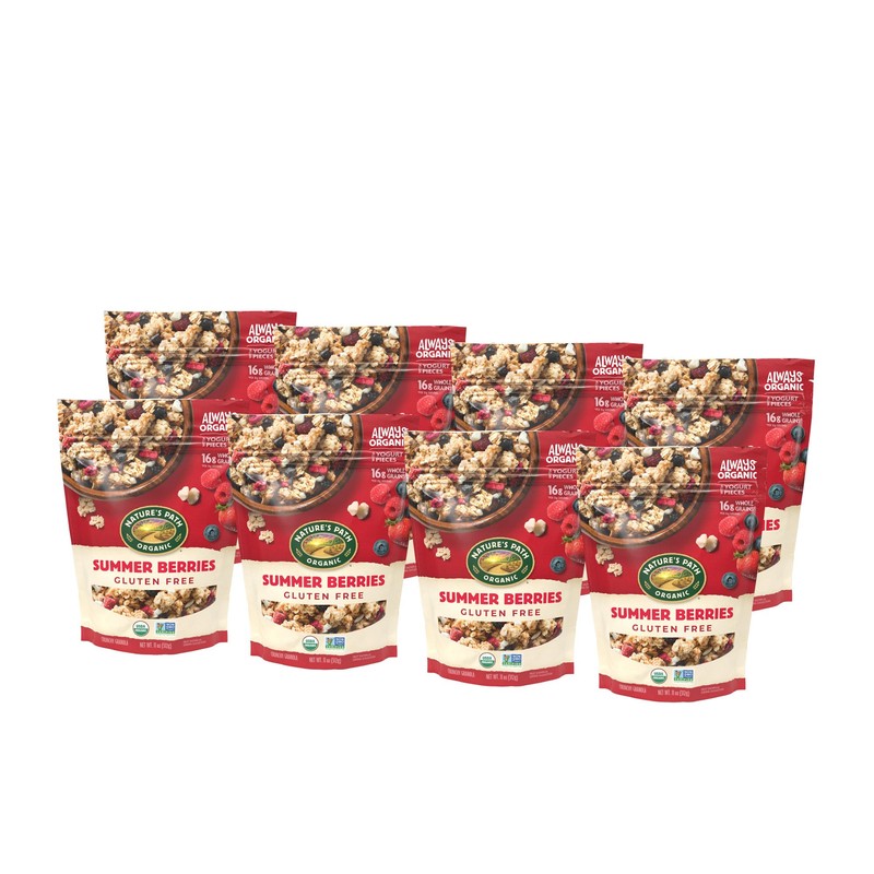 Nature's Path Organic Summer Berries Granola, 11 oz (Pack of