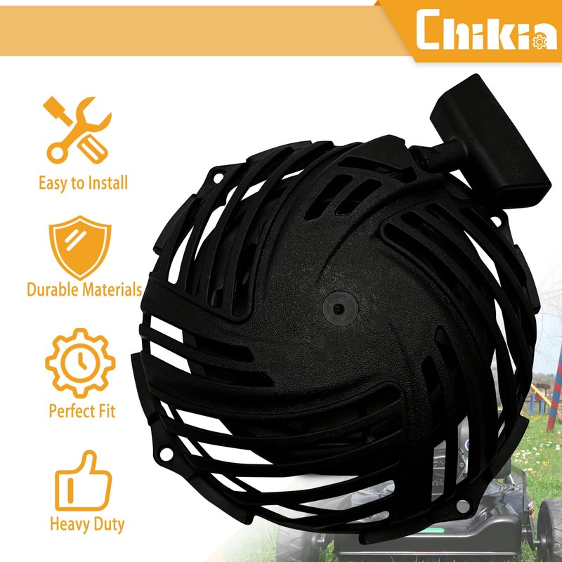 Chikia 591139 Pull Start Recoil Start Assembly Replacement for BriggsStratton