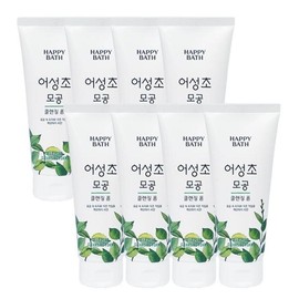 Happy Bath Houttuynia cordata Pore Cleansing Foam 200g x8 / 해피바스 어성초 모공 클렌징폼 200g x8