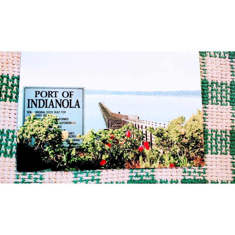 MARY SAURDIFF POST CARD INDIANOLA DOCK INDIANOLA WA