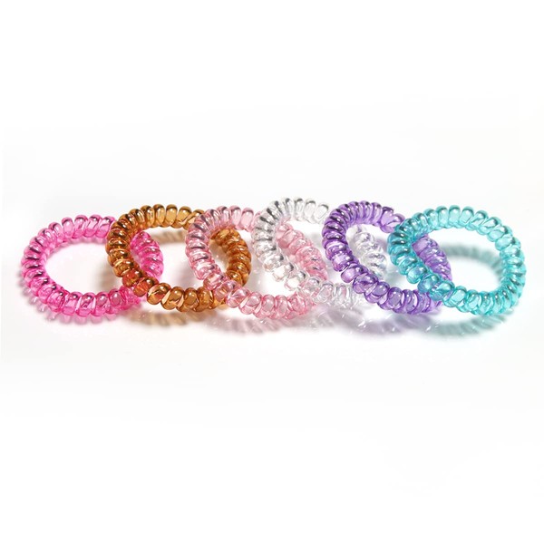 BRMDT 6 Pack Elastic Coil Bracelet, Anxiety Relief Item for