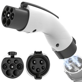 VIOPY Para BYD Adaptador Tipo 1 A GBT (Autos con Conector De China como BYD, JAC), (Type1 J1772 A GBT), Carga Rápida De 7kW, Accesorios para Auto BYD 