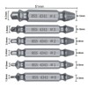 6PCS Damaged Screw Extractor Set Easy Out Broken Drill Bit
