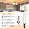TRIJZHOU E14 LED Light Bulb 6W 120V European Equivalent 60W