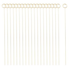 JIHUOO 30 Pcs Metal Wire Place Card Holders Flower Card Sticks Flower Arrangement Picks Picture Holder Clips Place Card Holder Stands Office Memo Holders Golden