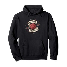 Tabletop RPG Vintage Game Chaotic Neutral Pullover Hoodie