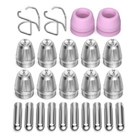 bestarc AG60P Plasma Cutter Consumables Cutting Torch Tip Nozzles Kit 24pcs For BTC500DP, BTC650DP