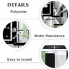 Baocicoo Minimalism Geometric Shower Curtain Sets Black White Green Shower