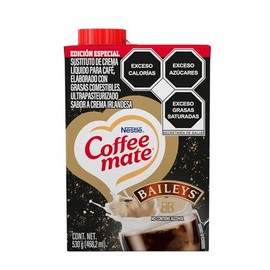 Coffee Mate Sustituto de Crema Para Café Líquido Sabor a Crema Irlandesa Baileys 530g