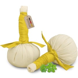 MASSAGE-EXPERT Herb Stamp Care Small [50 g], Effective Organic Herbs, Firm & Grip, Gentle on Skin, Made in Germany