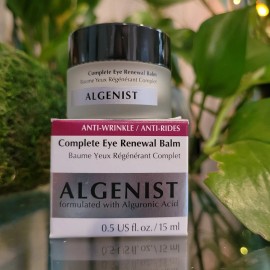 Algenist Complete Eye Renewal Anti-Wrinkle Balm Alguronic Acid Bags Circles .5oz