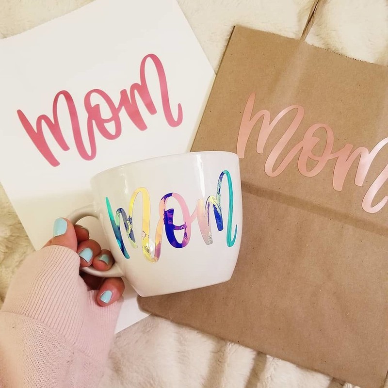 TECKWRAP Opal Chrome Holographic Precut Sheets, Mermaid