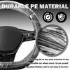 100PCS Car Disposable Steering Wheel Covers,Plastic Steering Wheel Cover Provides