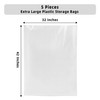 32x42 Inches Large Clear Plastic Storage Bags,Big Gaint Jumbo Huge