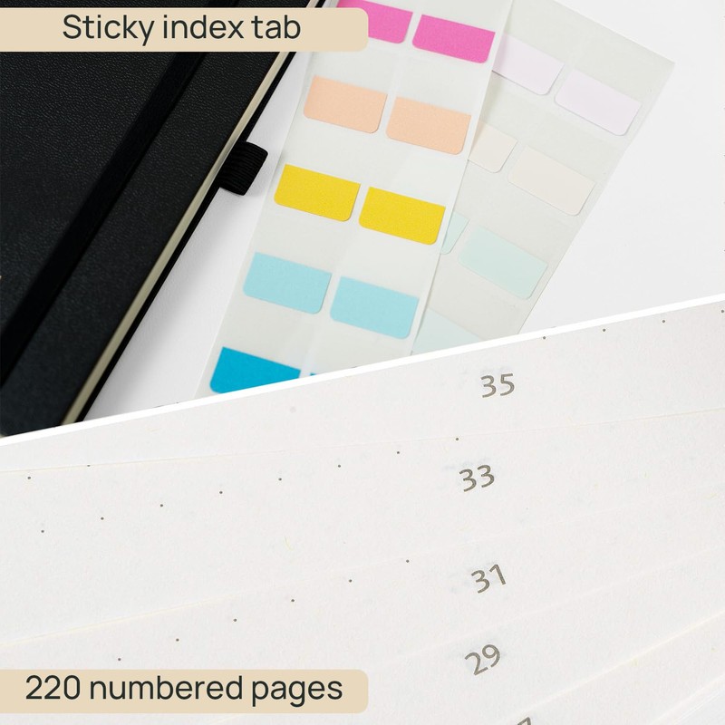 POPRUN Spiral Bullet Dotted Journal Notebook, [B5 Size] - 120