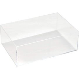 TRUSCO ACB-203010 5 Sided Acrylic Display Box, Rectangle, Length 7.8 x Width 11.8 x Height 3.9 inches (200 x 300 x 100 mm)
