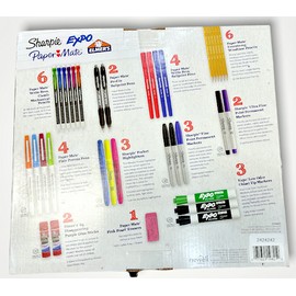Paper Mate Sharpie Expo Paper Mate Elmer's Back to School Supply 36Pcs pen marker pencils