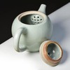 Small Ceramic Teapot, 9oz Tea Pot Chinese Tradition Kiln-changed Glaze