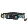 Gibson Dog Collar with Guitar Pick Tag, Blue Medium