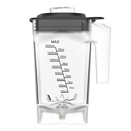 1.6 Litre Square Container Compatible with Biolomix T5200 T5600 T5800 T5900 Smoothie Blenders