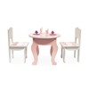 Sophia's Aurora Princess Table & Chairs, Dessert for 18" Dolls,