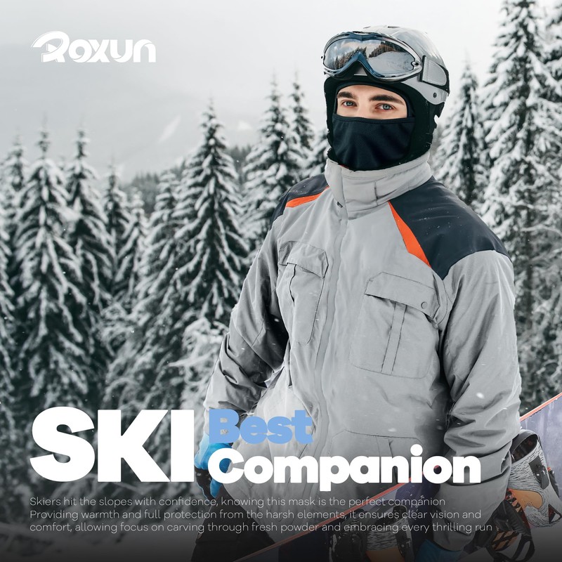 ROXUN Ski Mask Balaclava Shiesty, Motorcycle Football Windproof UV Protector
