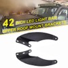 Dasen Upper Roof 42" Curved LED Light Bar Mount Brackets