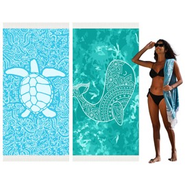 Widdonen Thin Turkish Beach Towel Lightweight Quick Dry Absorbent Cotton Bathroom Bath Pool Swim Towels Extra Large Oversized Sand Free Beach Accessories Essentials Cloud Gifts for Adult