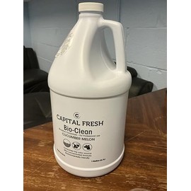 Bio Clean Cucumber Melon Liquid Concentrated Multipurpose Cleaner from Capital Fresh LLC High Fragrence One Gallon Contains No Pesticides Made In The USA
