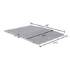 4' Silver Spring Aluminum Butterfly Folding Patio Door Ramp with