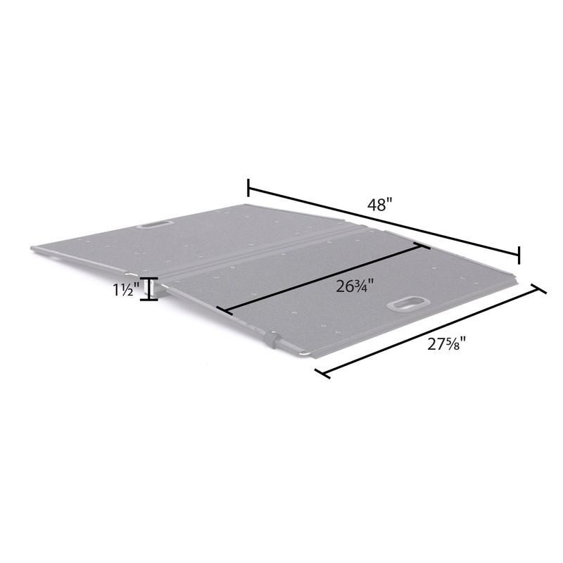 4' Silver Spring Aluminum Butterfly Folding Patio Door Ramp with