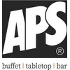 APS Industrial Snack Box Black Metal Box with Labelling Compartment,