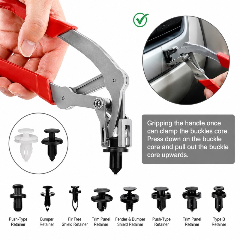 Car Clip Removal Pliers for Interior Trim – Easy Fastener