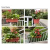 Adjustable Deck Railing Planter Box Bracket(6 to 9 Inches) ,