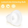 02AR Part,Square Neck Extracting Bulb for Lemon Lime Juicer White