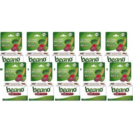 Beano Ultra 800 Food Enzyme Tablets Gas Prevention Supplement 30 ct Pack of 10