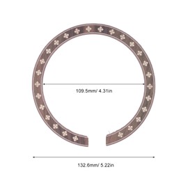 Guitar Soundhole Rosette Decal Sticker Acoustic Guitar Sound Hole Decorative for 40in and 41in Classical Guitar