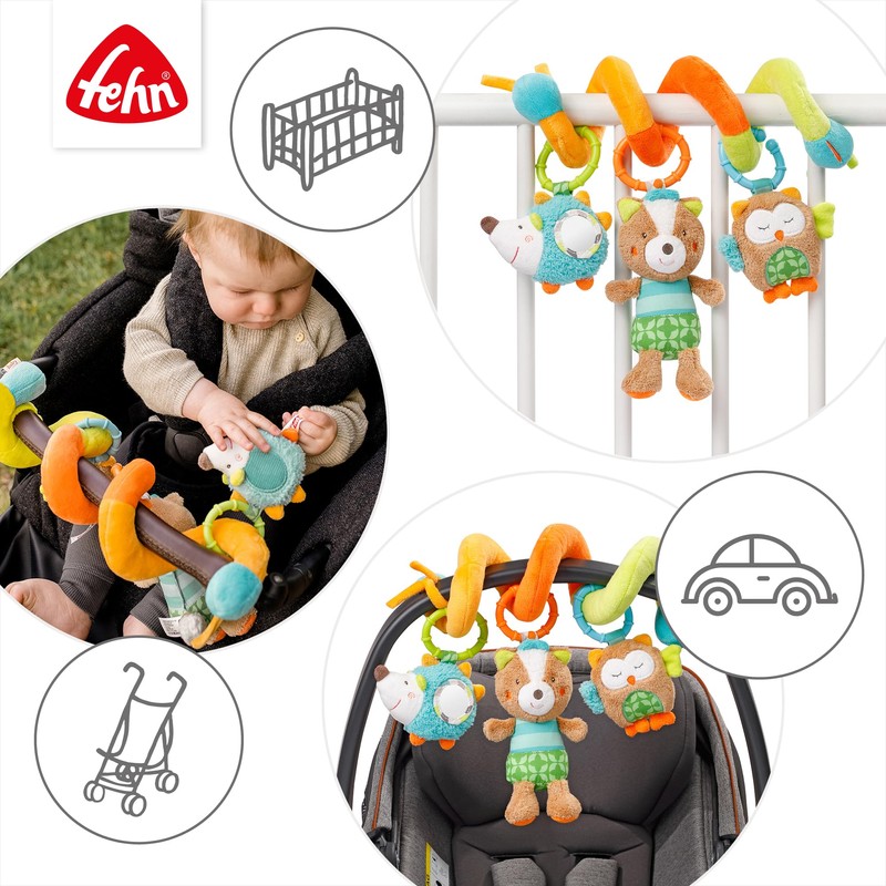 Fehn 3D Baby pay gym with beetle motif. Sleeping Forest