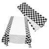 VICASKY 2Pcs Checkered Tablecloth Disposable Table Cloth for Parties Events