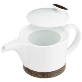 白山陶器　麻の糸　ポット　セピアama-623885