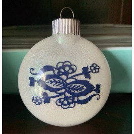 Pyrex Old Town Blue Onion Inspired Ornament