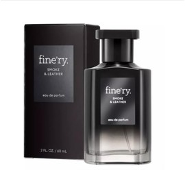 Fine'ry Men's Cologne – Smoke & Leather Fragrance, 2 fl oz
