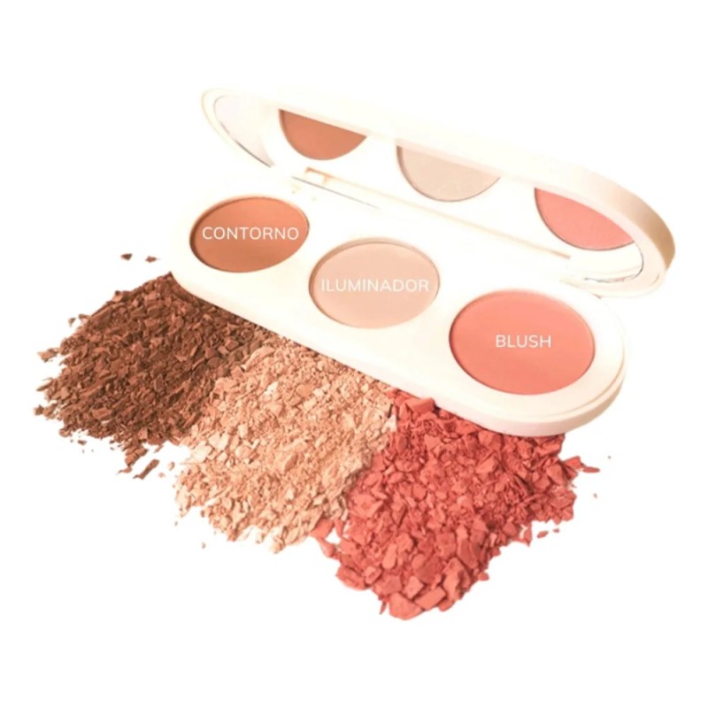 Paleta Maquillaje Farmasi All In One Polvo Tono Fair/Medium 3