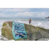 PackTowl Personal Ultralight Microfiber Camping and Travel Towel, Flow Print,