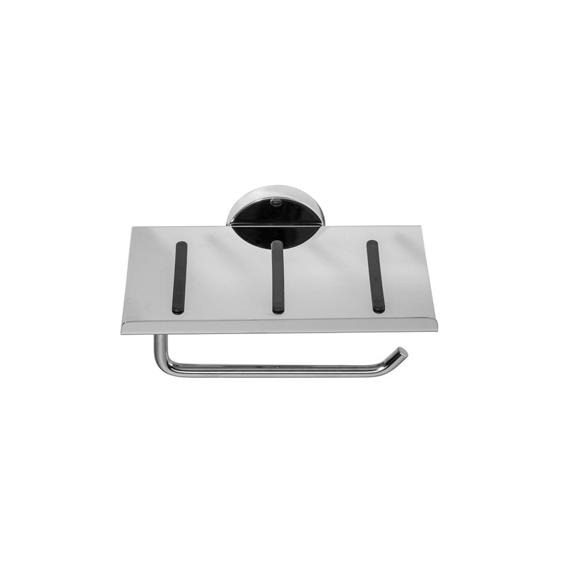 Croydex QM414541 Toilet Roll Holder, Zinc, Chrome, One Size