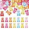 Magibeads 30Pcs Gummy Bear Charms 31x19mm Acrylic Candy Bear Animal
