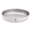 Keith Ti8702 Titanium Tableware Saucer Camping Large Plate Outdoor Tableware
