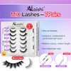 AILAISHI Wispy False Eyelashes Kit With Bond, Seal and Tweezer,