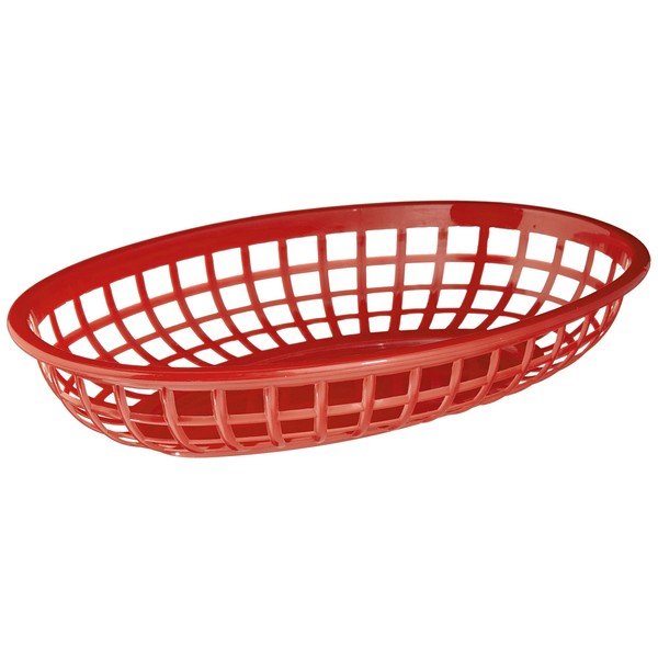 Outset 76185 Pub Food Baskets, Red, 6.25 x 9.5 x